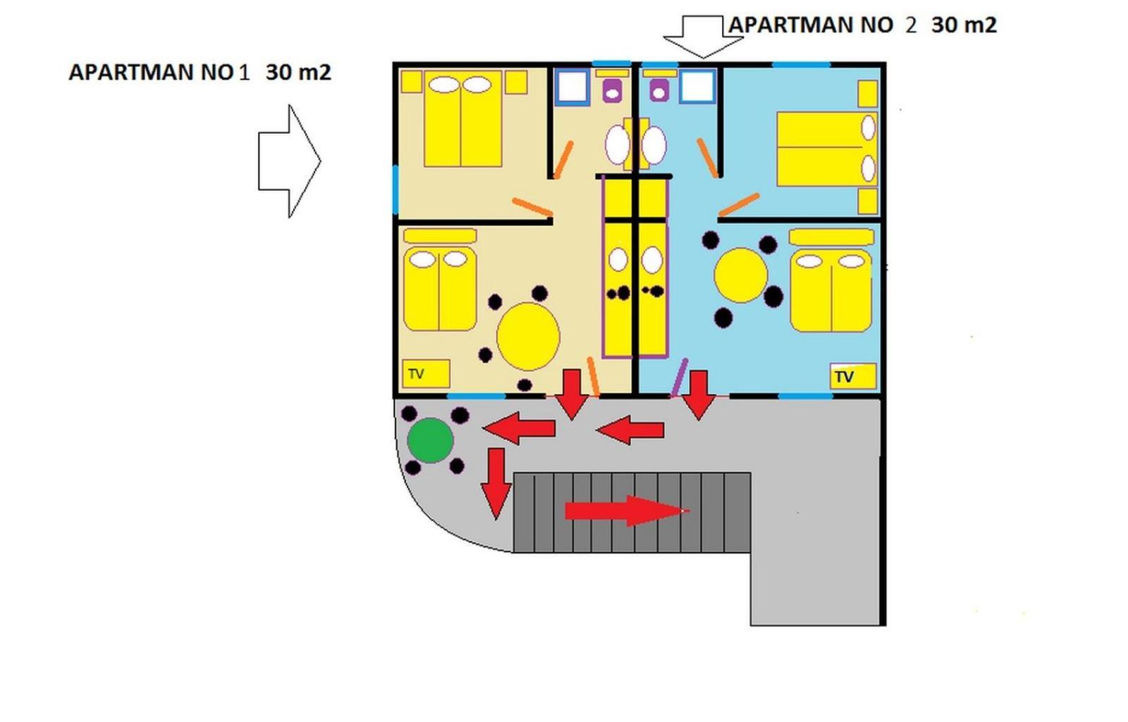 Plavi Val Apartments Tribalj 외부 사진